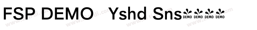FSP DEMO   Yshd Sns字体转换